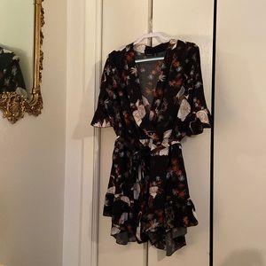 Boohoo Plus Floral Romper